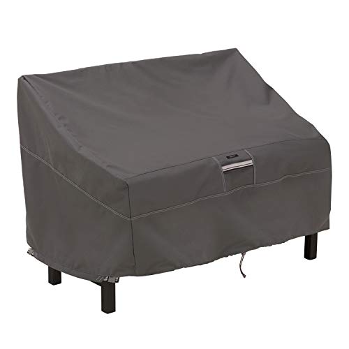 Classic Accessories Ravenna Water-Resistant 50 Inch Patio Loveseat Cover, Patio Furniture Covers