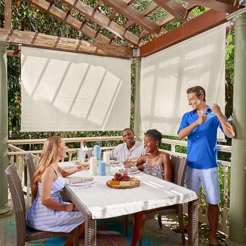 Coolaroo Outdoor Roller Shade (6ft x 8ft)