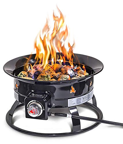 Outland Living Portable Propane Fire Pit, 19-inch