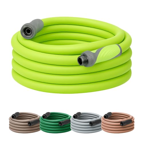 Flexzilla Garden Hose with SwivelGrip, 5/8 in. x 50 ft., Lightweight All-Weather Water Hose, Durable and Flexible, Leak-Free Connections