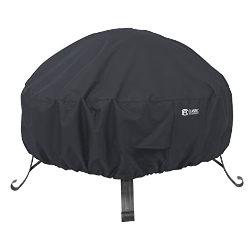Classic Accessories Water-Resistant 36 Inch Round Fire Pit Cover, Patio Furniture Covers