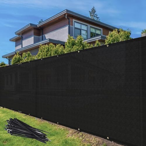 TANG 6' x 15' Black Privacy Screen