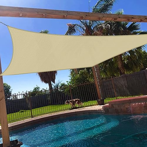 Windscreen4less 16' x 20' Sun Shade Sail (Beige)
