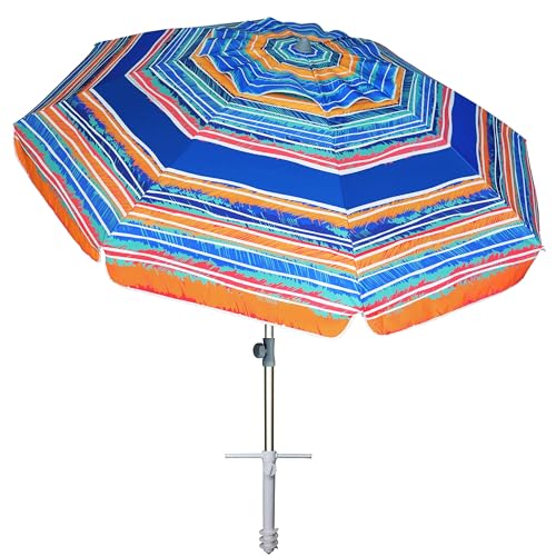 AMMSUN 7ft Beach Umbrella