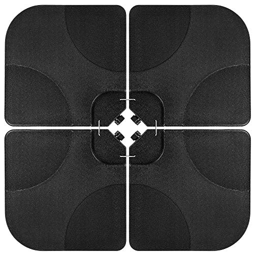 Best Choice 4‑Piece Plate Set (Black)