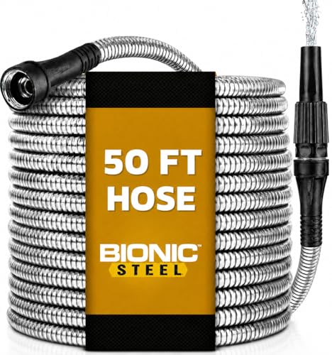 BIONIC STEEL 50 Ft Metal Garden Hose