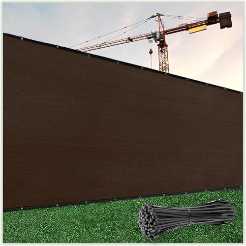 ColourTree 8' x 50' Brown Fence Privacy Screen