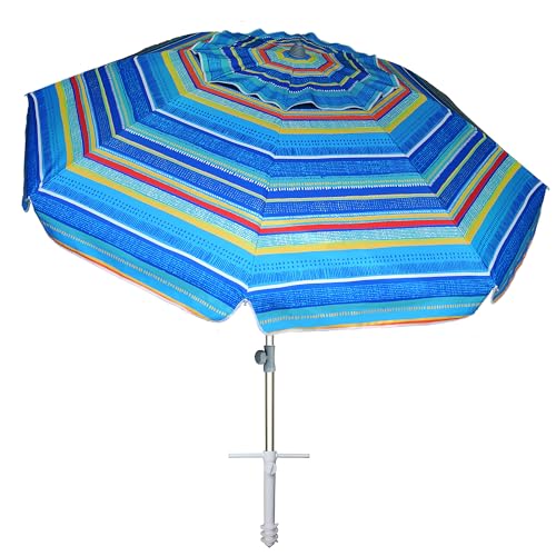 AMMSUN 7ft Heavy Duty Beach Umbrella