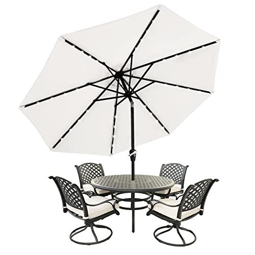 MASTERCANOPY 9 ft Solar LED Umbrella