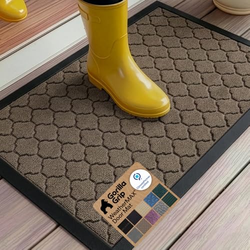 GORILLA GRIP WeatherMax 35x23 (Latte Quatrefoil)