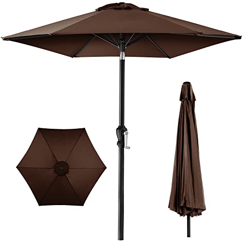 Best Choice Products 10ft Patio Umbrella (Brown)