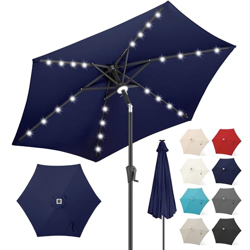 FLAME&SHADE 7.5 ft Navy Blue