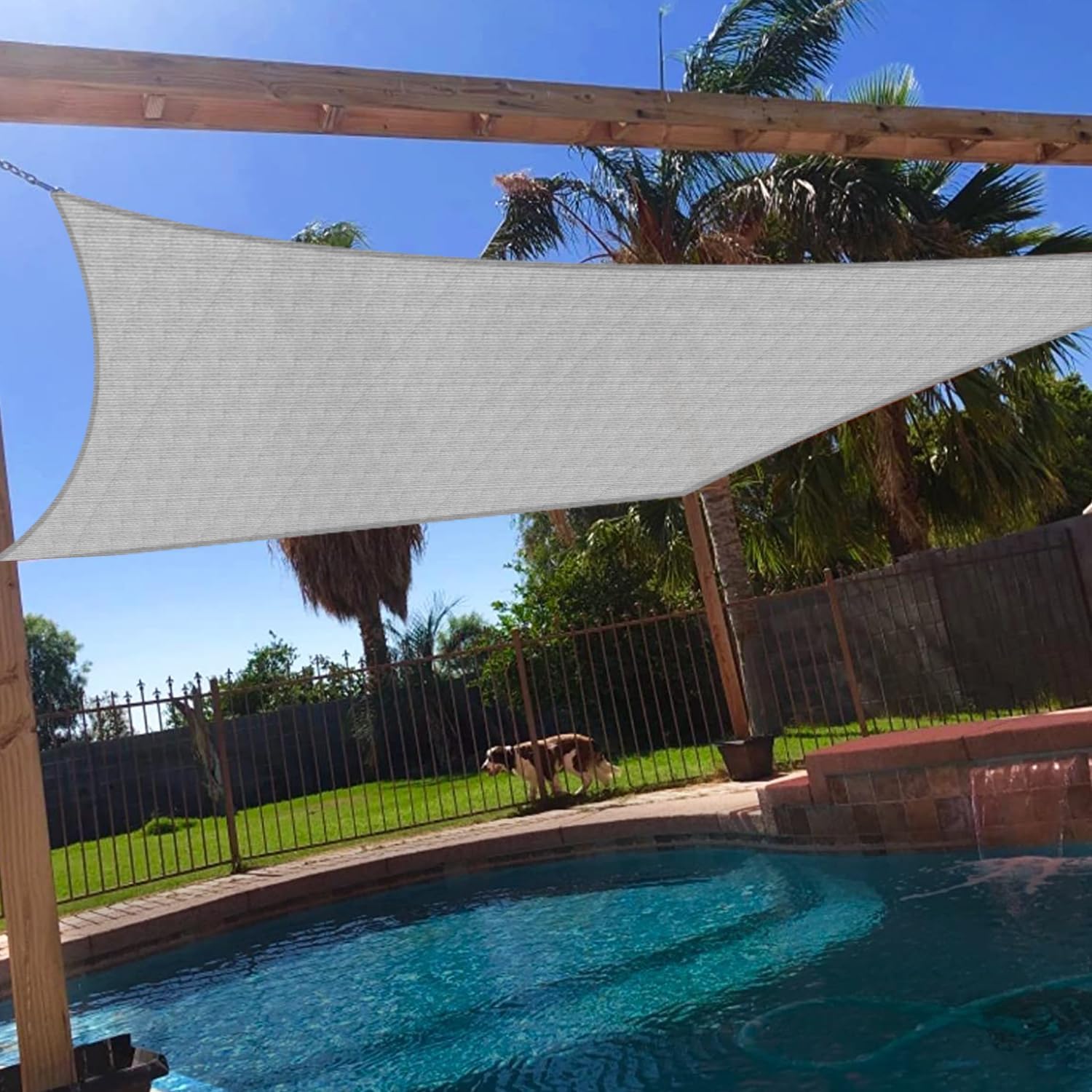 Windscreen4less 16' x 20' Sun Shade Sail (Gray)
