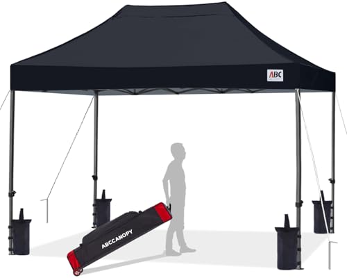 ABCCANOPY 10x15 Commercial-Series (Black)