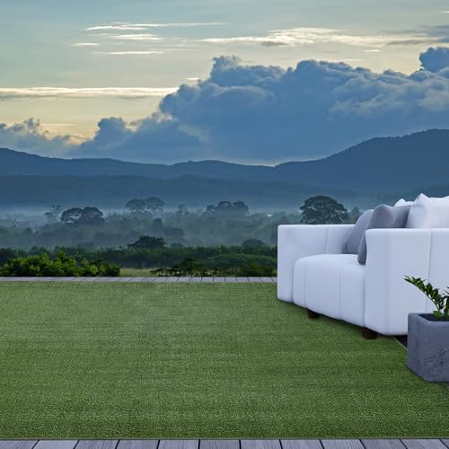 iCustomRug 4x6ft Lawn Green Turf Carpet