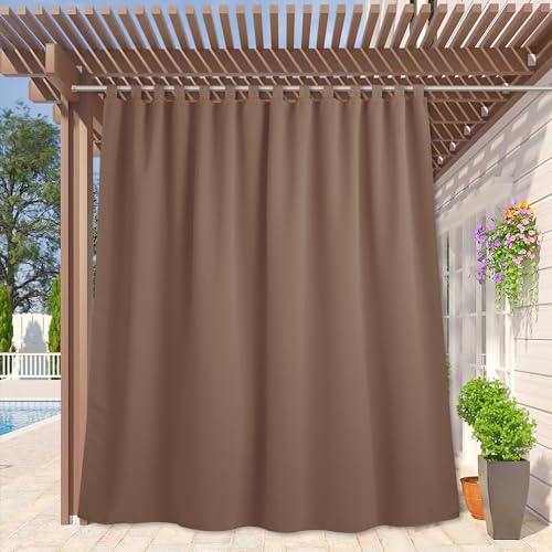RYB HOME Windproof Outdoor Curtains