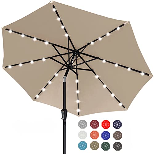 ABCCANOPY 9FT Solar LED Umbrella