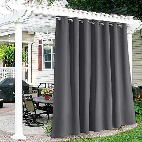RYB HOME Pergola Curtains Outdoor Water Repellent