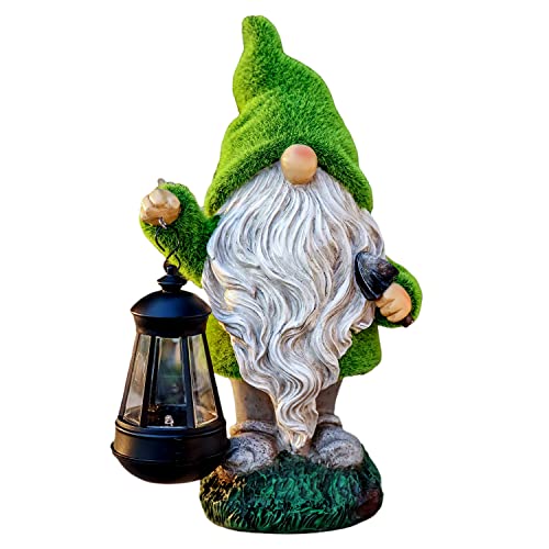 TERESA'S COLLECTIONS Gnome with Solar Lantern