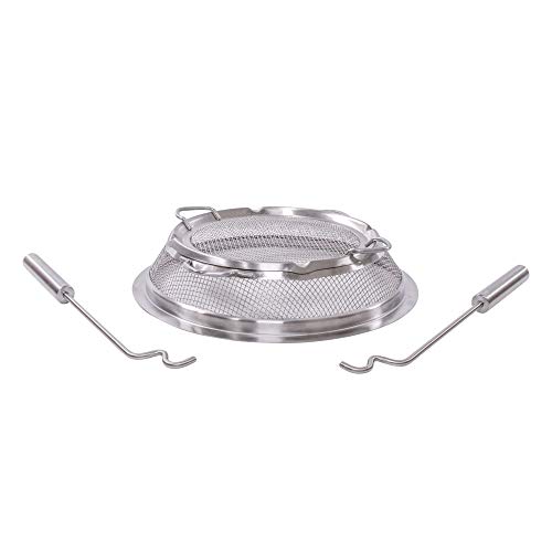 Solo Stove Ranger Shield - Durable Stainless Steel Spark Protector Mesh Screen for Fire Pits, Keeps Pops and Hot Embers Contained for Safe Outdoor Fires, Includes Shield Removal Tools