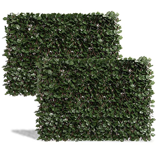 DOEWORKS Expandable Fence Privacy Screen (2PCS Double Sides)