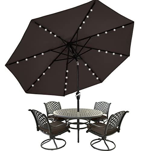 MASTERCANOPY 9ft Brown LED
