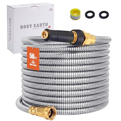 Expandable Metal Garden Hose 50 FT
