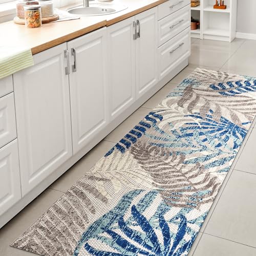 JONATHAN Y Tropics Palm Leaves Runner