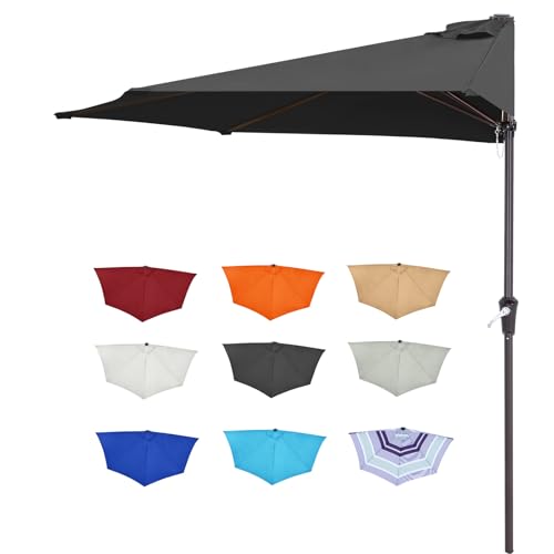 ABCCANOPY 9ft Half Round Umbrella