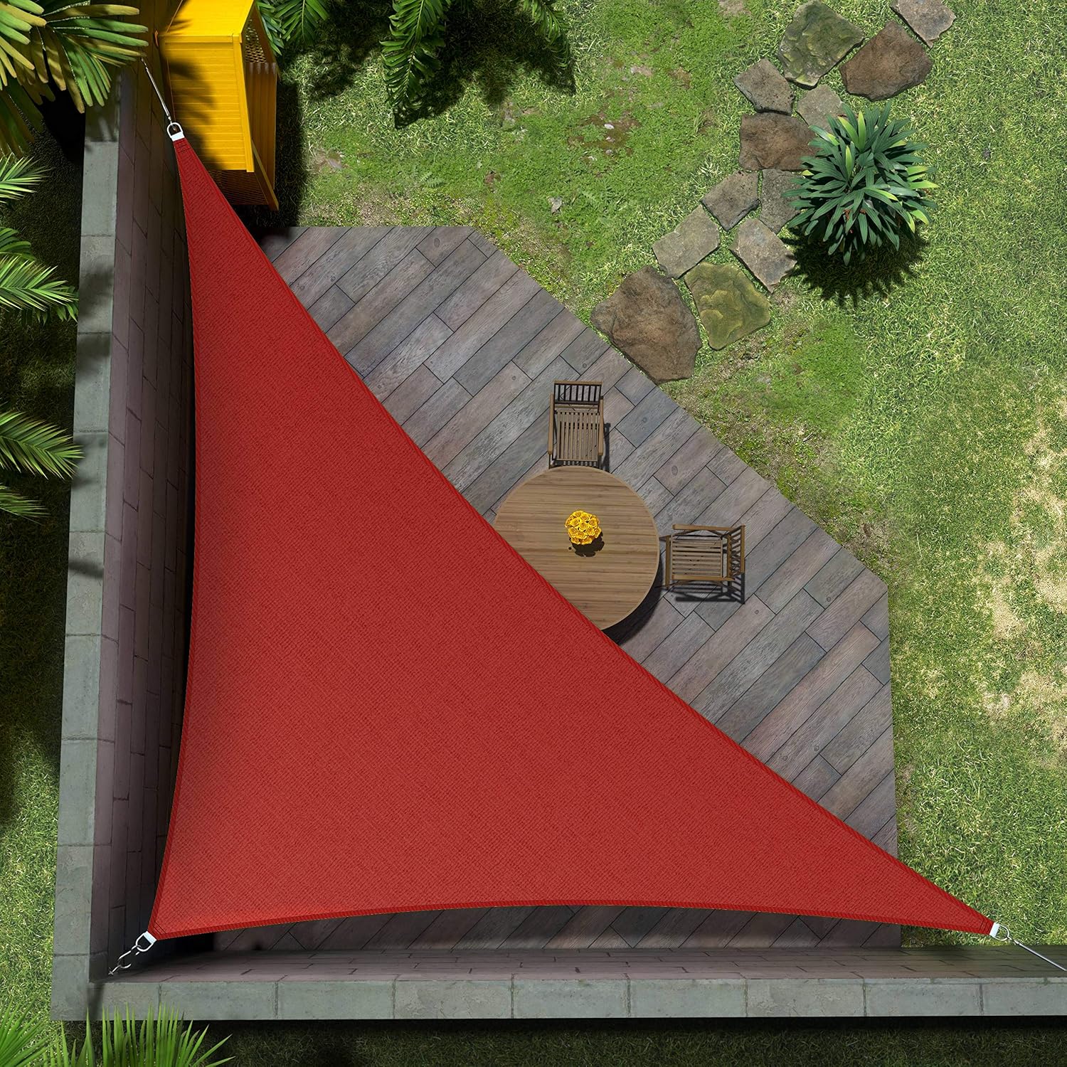 Amgo 17' x 18' Red Triangle