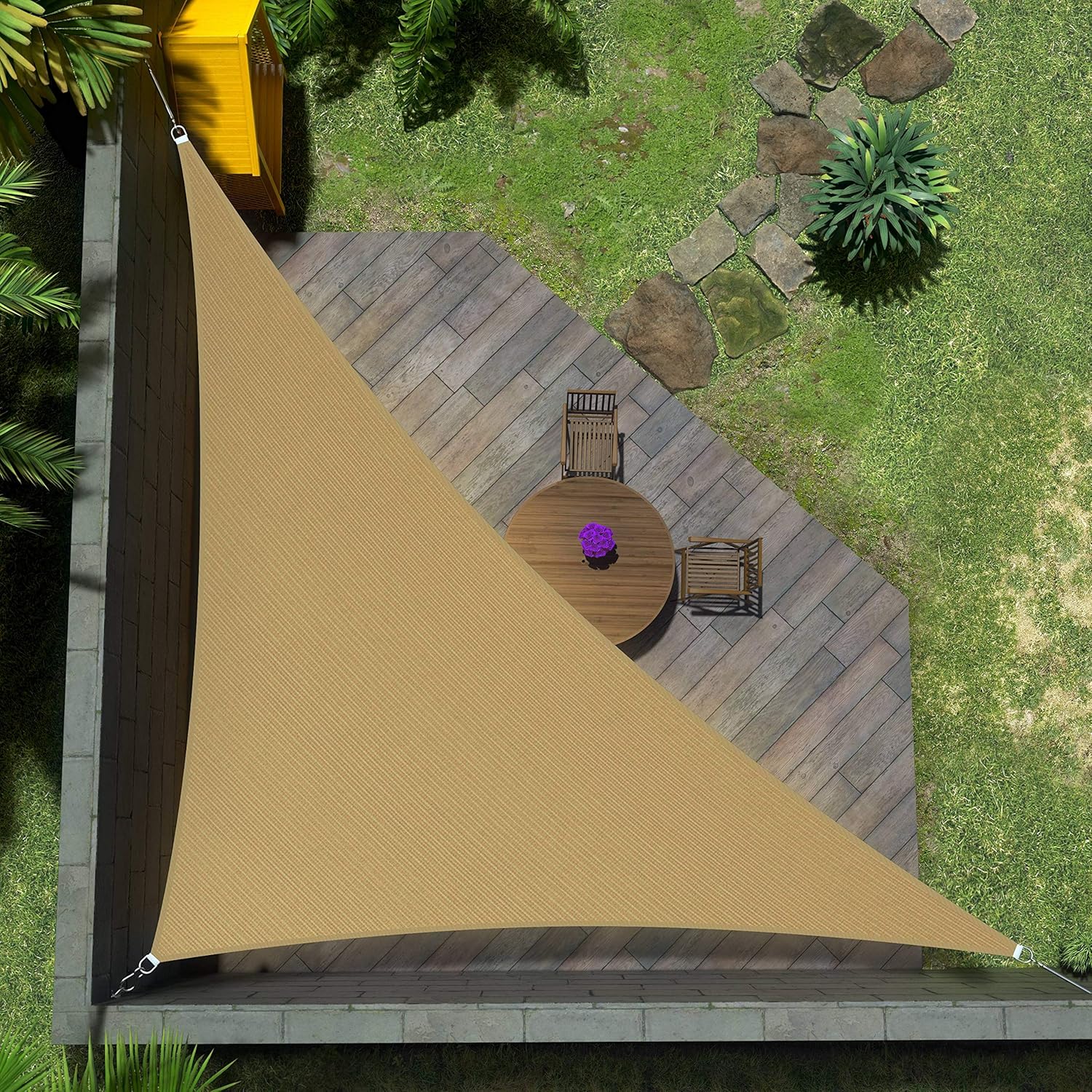 Amgo Custom Size 11' x 22' x 24.6' Sand Beige