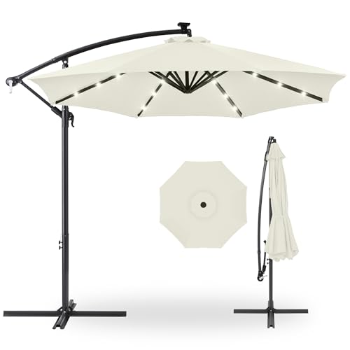 Best Choice Products 10ft Solar LED Offset (Ivory)