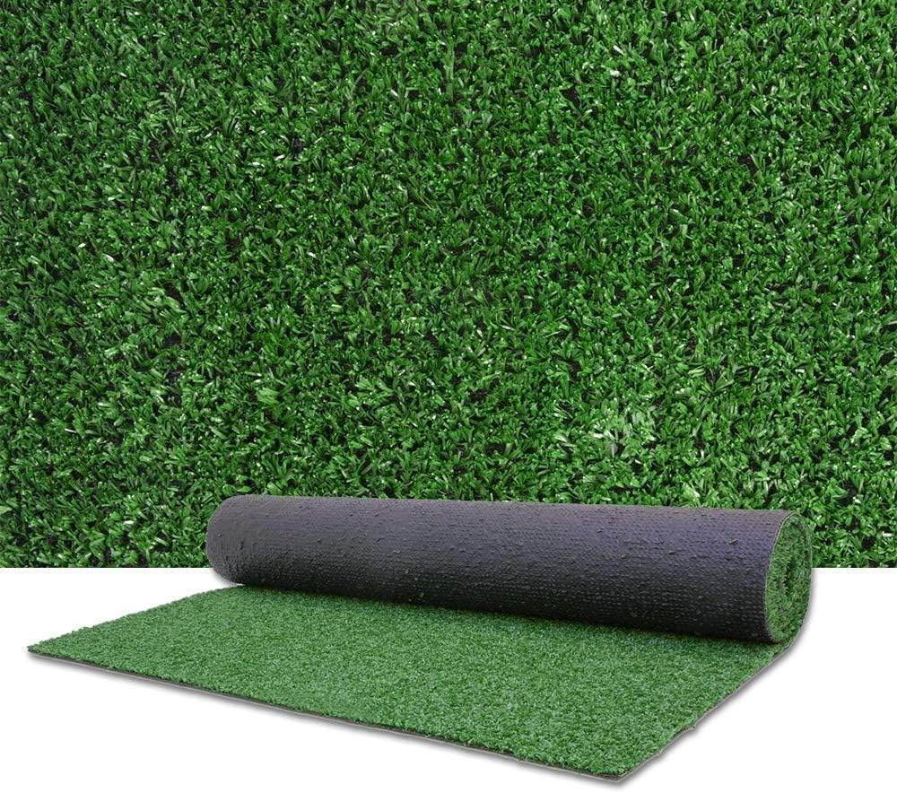Artificial Grass Turf Lawn-13 Feet x 25 Feet, 0.4" Indoor Outdoor Rug Synthetic Grass Mat Fake Grass