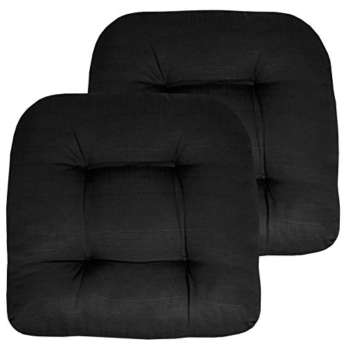 Sweet Home Collection Patio Cushion (Black)