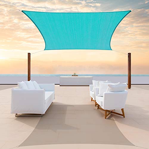 ColourTree 13' x 22' Turquoise UPF50 Rectangle