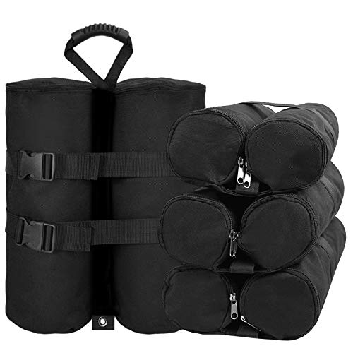 Plus Size Weight Bags(240 lbs) for Pop up Canopy Tent, 1680D Heavy Duty Leg Weights Sand Bags for Instant Outdoor Sun Shelter Canopy, Set of 4
