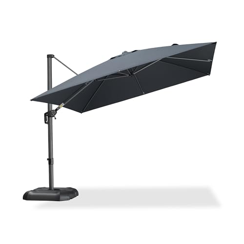 PURPLE LEAF 10 Feet Patio Umbrella (Grey)