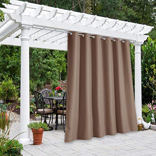 NICETOWN Outdoor Blackout Curtain, 84" x 120"