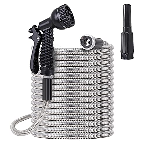FOXEASE Metal Water Hose 100 ft