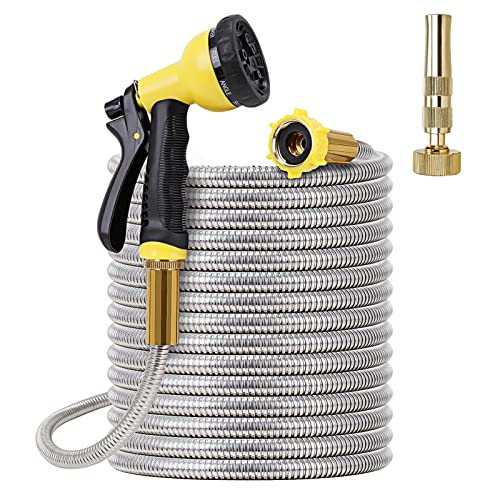 FOXEASE Metal Garden Hose 75FT