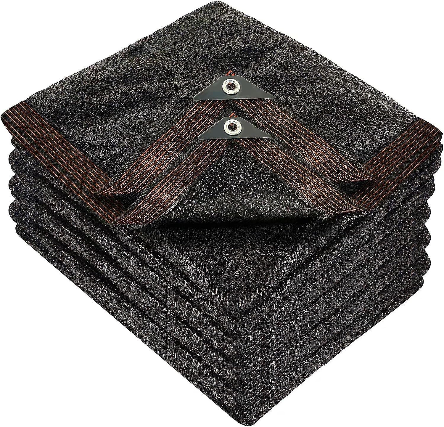 winemana 40% Black Shade Cloth, 20 x 20 FT Durable Mesh Tarp with Grommets, Resistant Garden Sun Shade Netting, Shading Antifreezing for Pergola, Greenhouse, Plants Growing, Chicken Coop