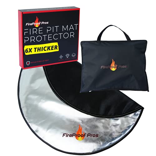 36" Fire Pit Protector for Deck or Patio