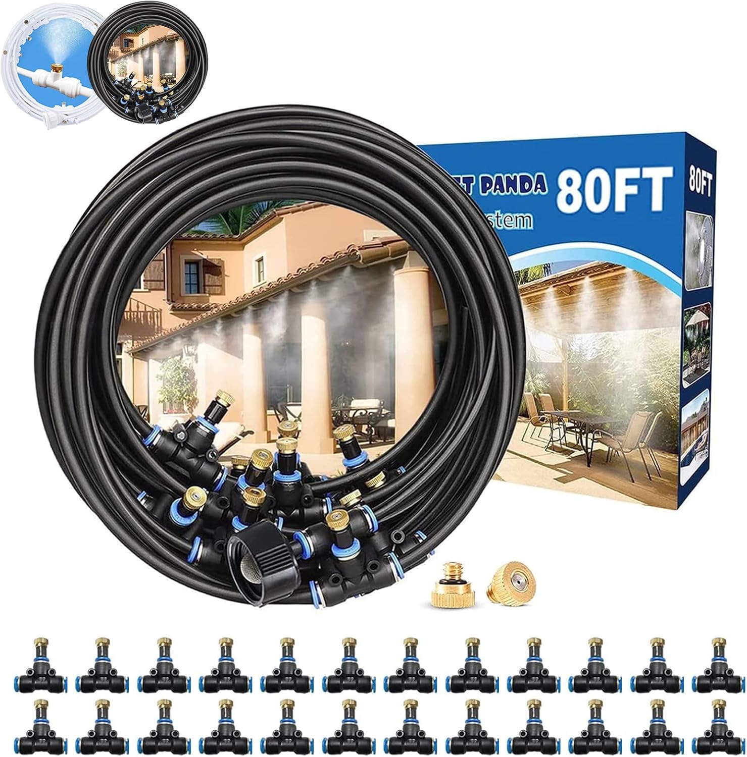 Misting System for Patio 80FT (POCKET PANDA)