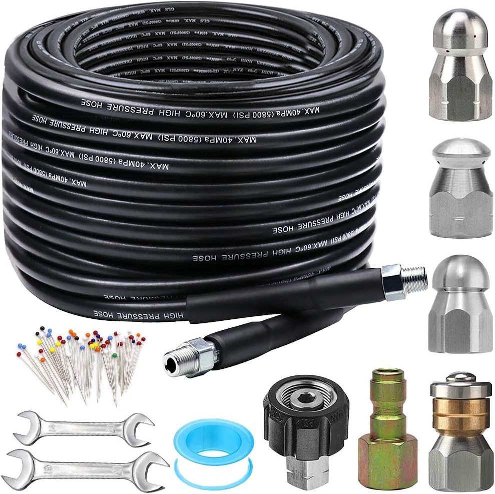 ZOFINE Sewer Jetter Kit (100FT)