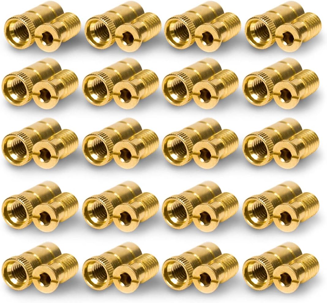 Pool Cover Anchors Concrete and Pavers Deck 20 Pack - Universal Size Fits 3/4" Hole - Best for Pool Safety Cover Installation - Durable Brass Pool Cover Anchors and Head Screw Bolts