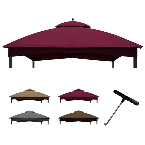 Coastshade 10x12 Replacement Gazebo Canopy (Burgundy)