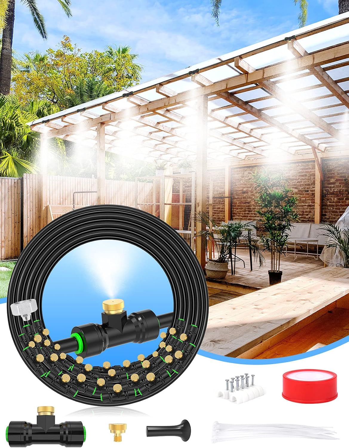 Misters for Outside Patio (Lekit)