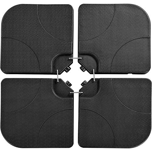 Yaheetech 4-Piece Umbrella Base