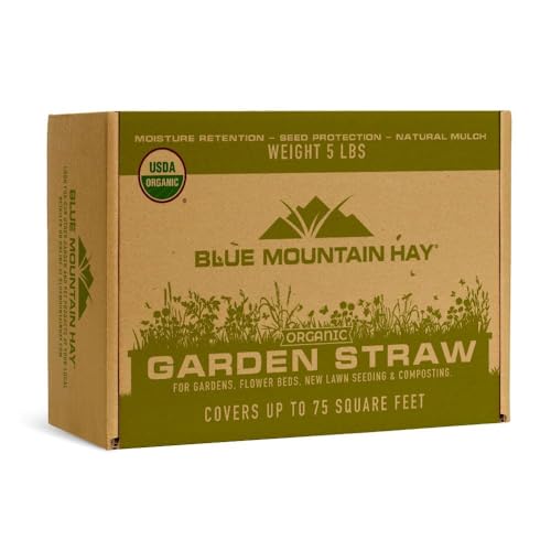 Blue Mountain Hay | Organic Garden Straw (5 lb)