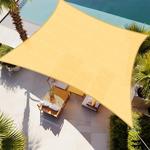 Shade&Beyond Rectangle 20'X20' Sun Shade Sail